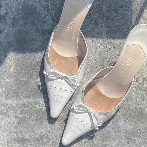 Rare Chanel vintage bow heels - Picture 1 of 4